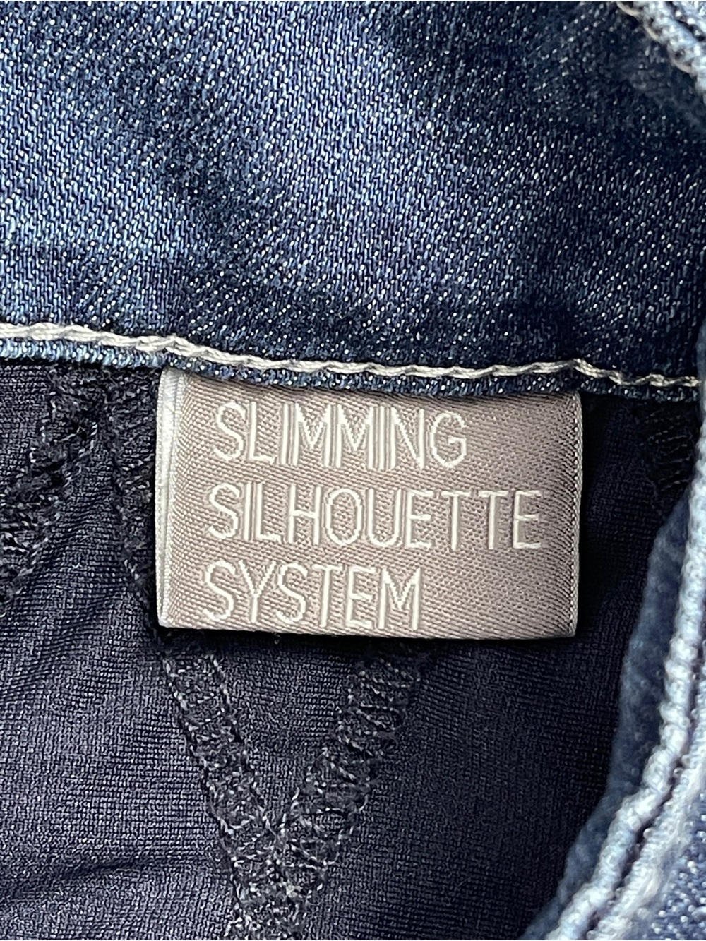 MELISSA MCCARTHY SEVEN7 slimming cropped blue jeans embroidered pockets size 16W - Picture 4 of 13